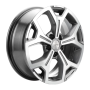 Легковой диск Khomen Wheels KHW1710 6,5x17 5x114,3 ET40 64,1 Gray-FP