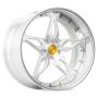 Легковой диск Skill Wheels SK270 10x20 5x114,3 ET30 66,1 серебро + полированный обод